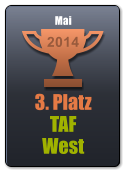 3. Platz TAF West 2014 Mai